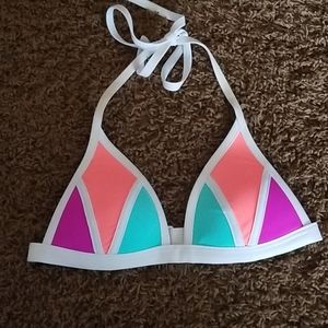 Triangle swim top